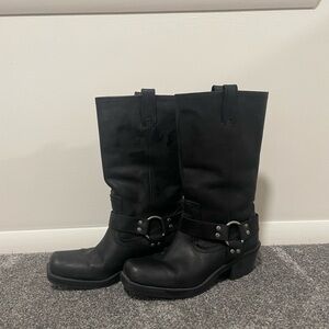 Target Black Leather Footwear